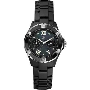 Guess GC Women's Sport XL-S Diamond w/ Black Mother-of-Pearl Ceramic 36mm Watch